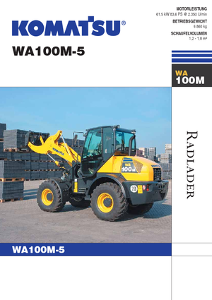 व्हील लोडर Komatsu WA100M-5