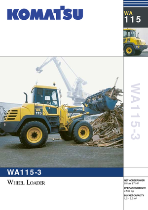 व्हील लोडर Komatsu WA115PT-3