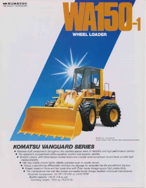 व्हील लोडर Komatsu WA 150-1