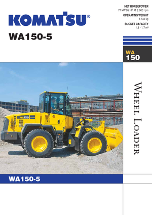 व्हील लोडर Komatsu WA150-5
