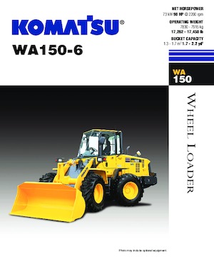 व्हील लोडर Komatsu WA 150-6