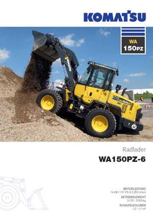 व्हील लोडर Komatsu WA150PZ-6
