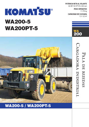 व्हील लोडर Komatsu WA200PT-5