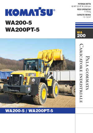 व्हील लोडर Komatsu WA200PT-5