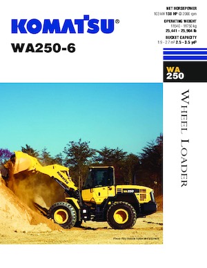 व्हील लोडर Komatsu WA 250-6