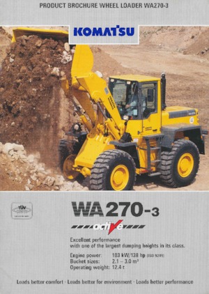 व्हील लोडर Komatsu WA 270-3