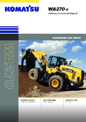 व्हील लोडर Komatsu WA270-8E0