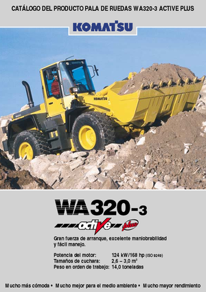 व्हील लोडर Komatsu WA320-3 active Plus