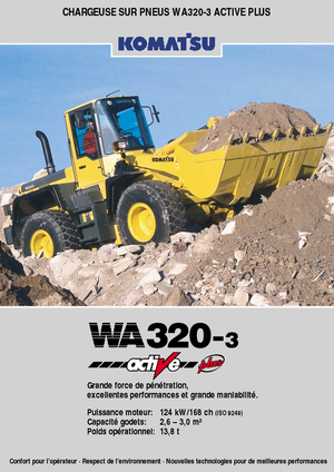 व्हील लोडर Komatsu WA320-3 active Plus