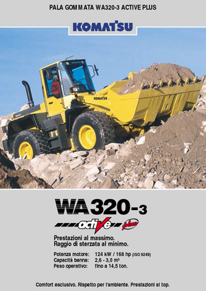 व्हील लोडर Komatsu WA320-3 active Plus
