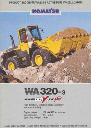 व्हील लोडर Komatsu WA 320-3