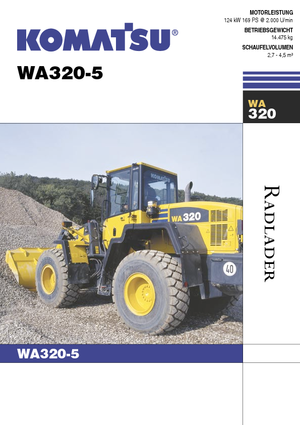 व्हील लोडर Komatsu WA320-5