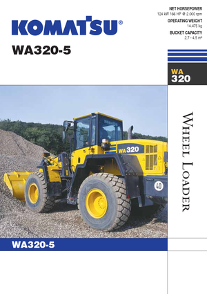 व्हील लोडर Komatsu WA320-5