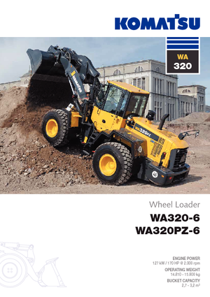 व्हील लोडर Komatsu WA320-6
