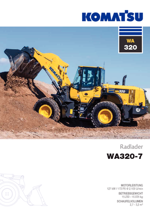 व्हील लोडर Komatsu WA320-7
