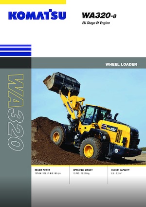 व्हील लोडर Komatsu WA320-8E0