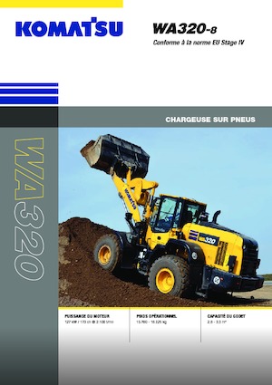 व्हील लोडर Komatsu WA320-8E0