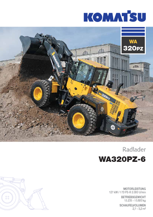 व्हील लोडर Komatsu WA320PZ-6