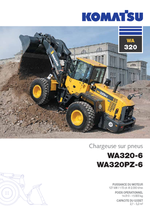 व्हील लोडर Komatsu WA320PZ-6