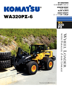 व्हील लोडर Komatsu WA320PZ-6