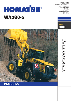 व्हील लोडर Komatsu WA380-5