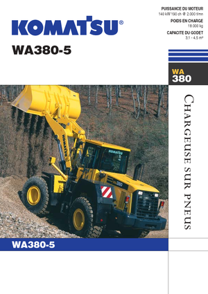 व्हील लोडर Komatsu WA380-5