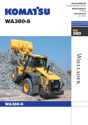 व्हील लोडर Komatsu WA380-6