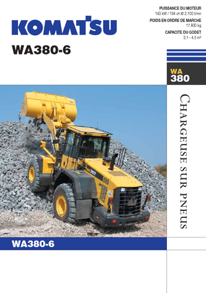 व्हील लोडर Komatsu WA380-6