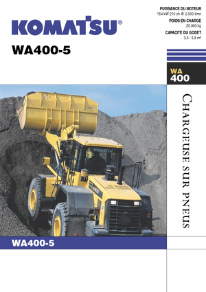व्हील लोडर Komatsu WA400-5