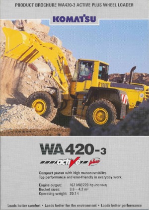 व्हील लोडर Komatsu WA 420-3