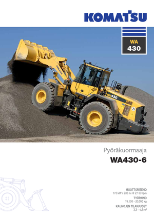 व्हील लोडर Komatsu WA430-6E0