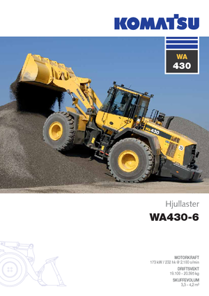 व्हील लोडर Komatsu WA430-6E0