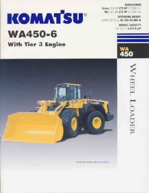 व्हील लोडर Komatsu WA 450-6