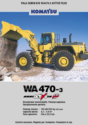 व्हील लोडर Komatsu WA470-3 active Plus