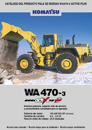 व्हील लोडर Komatsu WA470-3 active Plus
