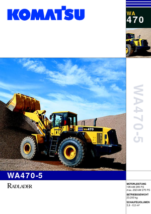 व्हील लोडर Komatsu WA470-5