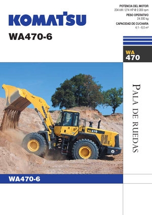 व्हील लोडर Komatsu WA470-6