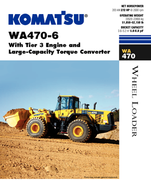 व्हील लोडर Komatsu WA470-6