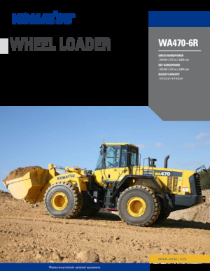 व्हील लोडर Komatsu WA 470-6R
