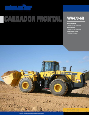 व्हील लोडर Komatsu WA 470-6R