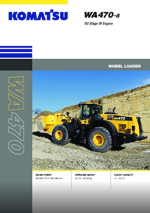 व्हील लोडर Komatsu WA470-8E0