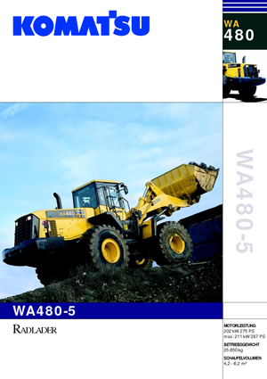 व्हील लोडर Komatsu WA480-5