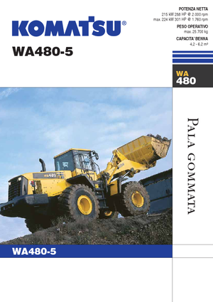 व्हील लोडर Komatsu WA480-5