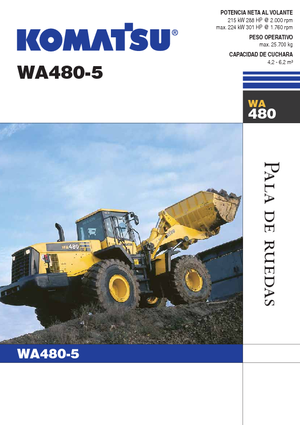 व्हील लोडर Komatsu WA480-5