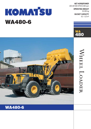 व्हील लोडर Komatsu WA480-6