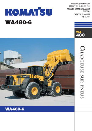 व्हील लोडर Komatsu WA480-6