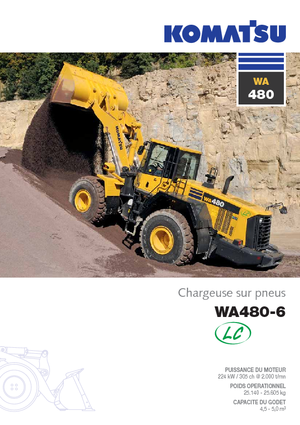व्हील लोडर Komatsu WA480LC-6