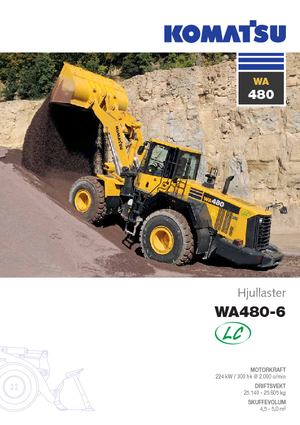 व्हील लोडर Komatsu WA480LC-6