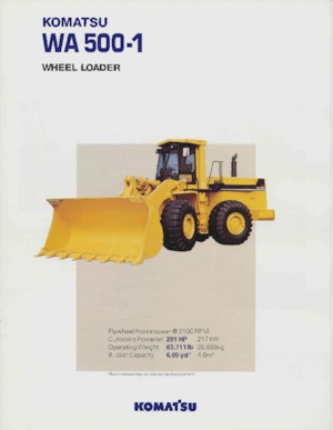 व्हील लोडर Komatsu WA 500-1