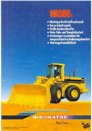 व्हील लोडर Komatsu WA500-1